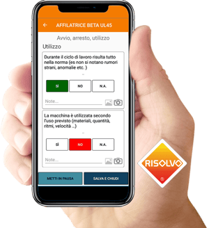 risolvo app - mano