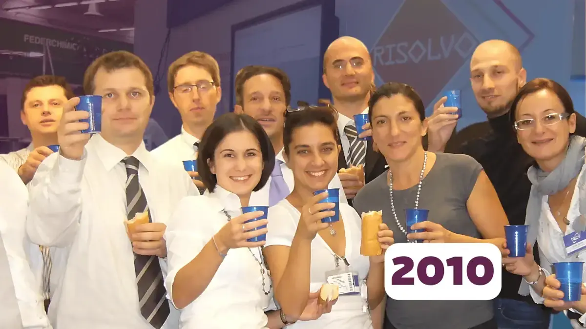 Team Risolvo durante la cerimonia di certificazione 2012
